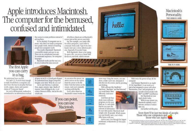 Macintosh Positioning